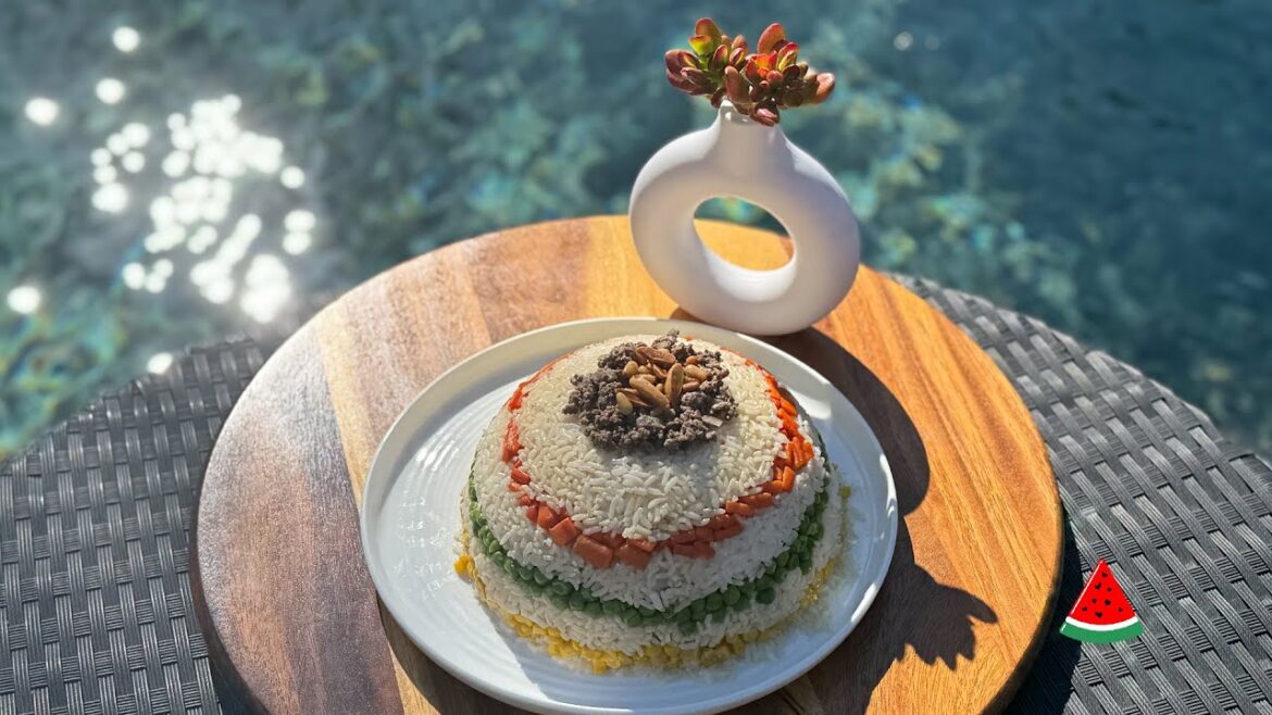 Layered Rice Dish