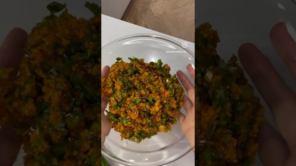 Best Kısır recipe (bulgur salad)