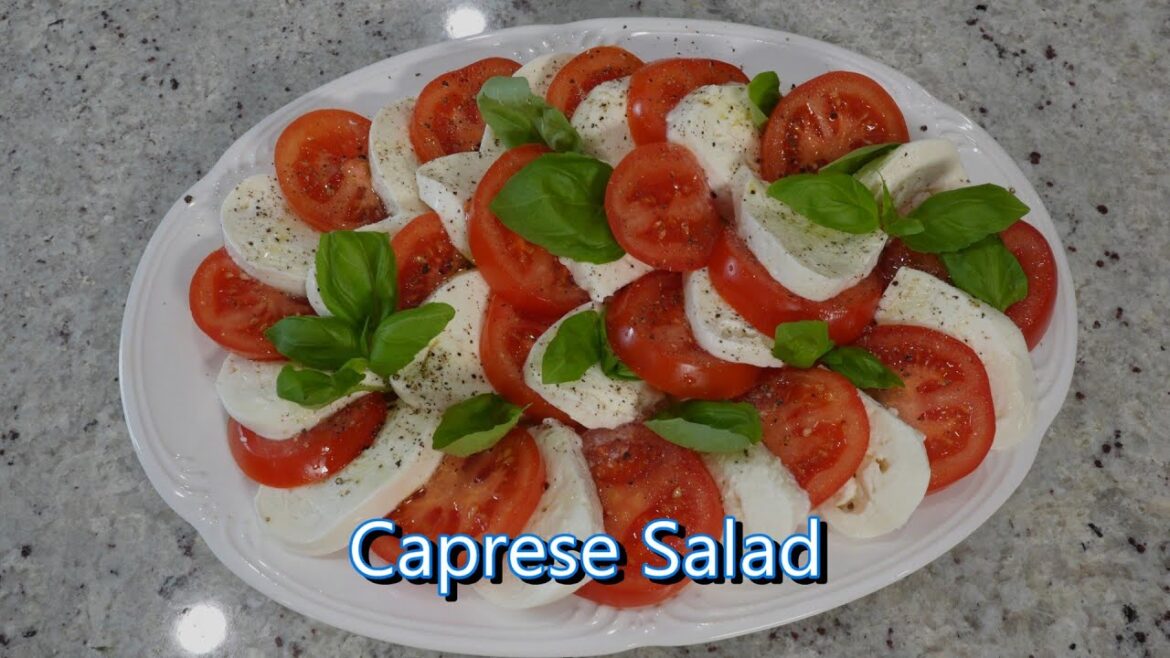 Italian Grandma Makes Tomato and Mozzarella Salad – Caprese Salad Italian Grandma Makes Tomato and Mozzarella Salad - Caprese Salad