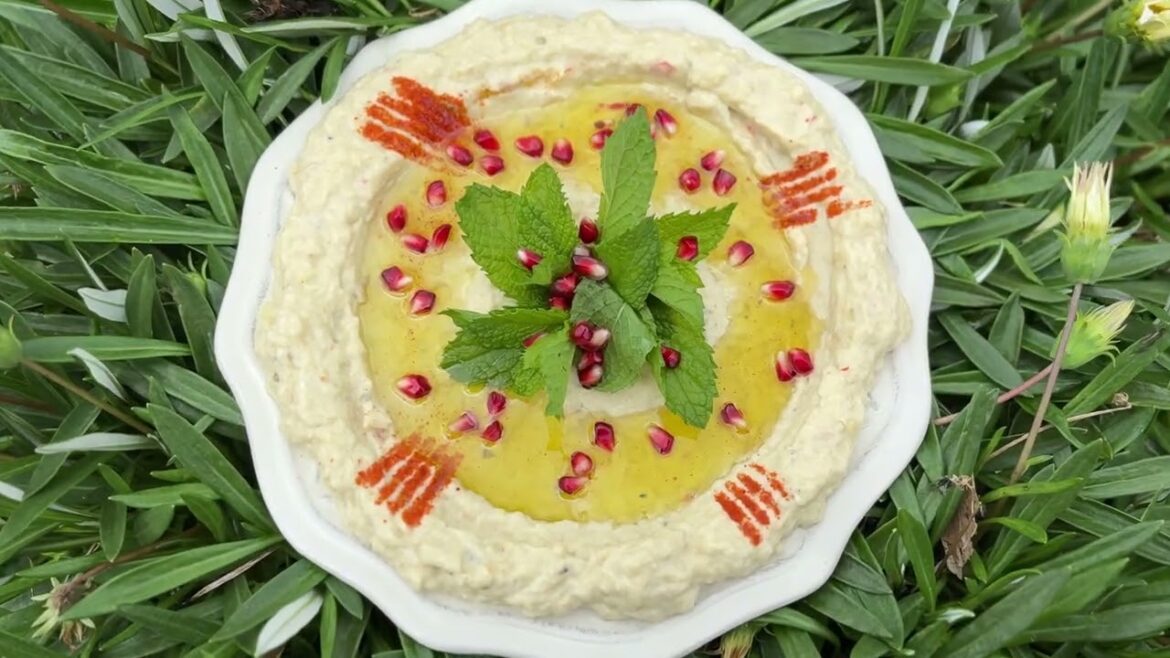 how to make authentic baba ganoush eggplant/aubergine dip