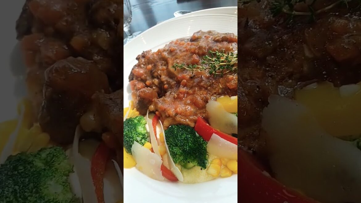 Milanese veal ossobuco - Chân giò bê hầm kiểu Milan