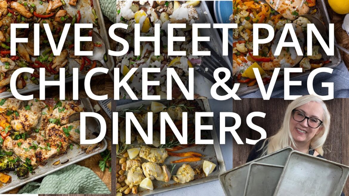 5 Easy Sheet Pan Dinners – Perfect for Meal Prep! 5 Easy Sheet Pan Dinners - Perfect for Meal Prep!
