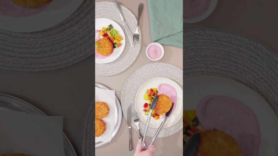 Donegal Catch Atlantic Salmon Fishcakes with Roasted Vegetables and Beetroot & Dill Yoghurt Dip Donegal Catch Atlantic Salmon Fishcakes with Roasted Vegetables and Beetroot & Dill Yoghurt Dip