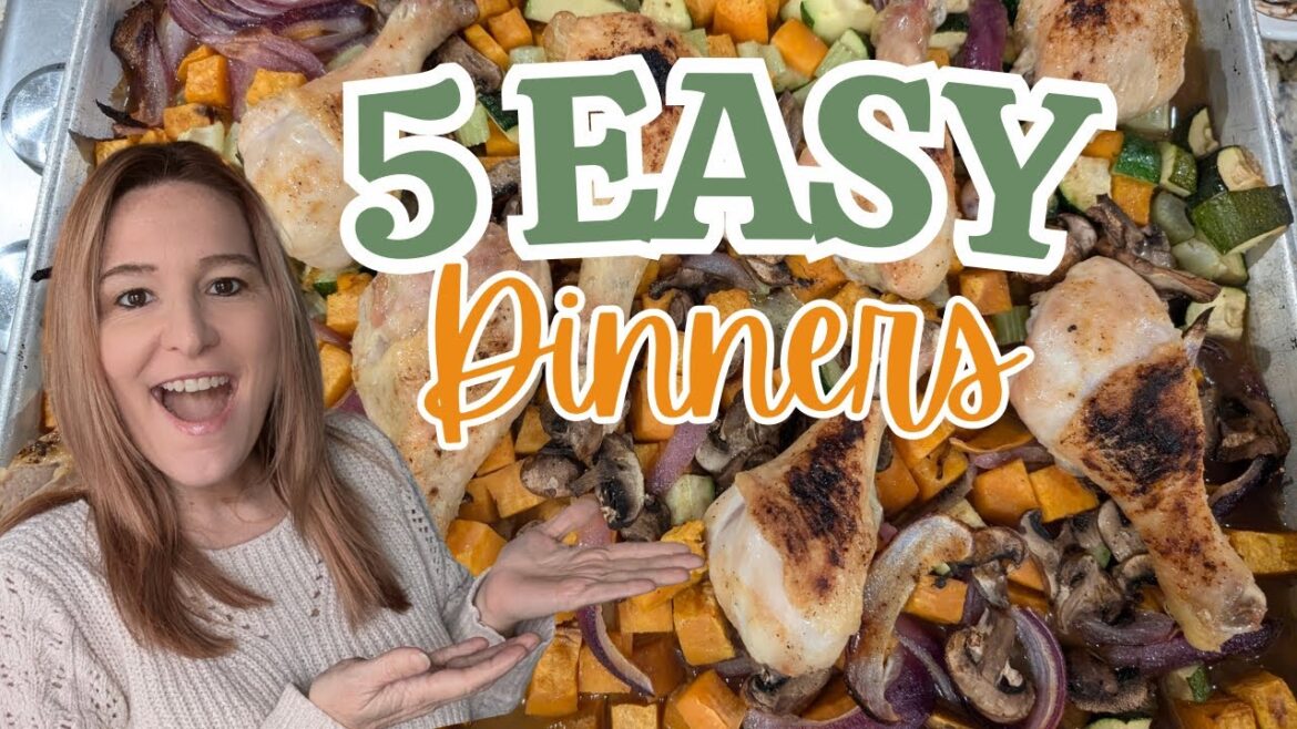 5 EASY DINNER RECIPES! Delicious Meal Ideas You Need To Try 5 EASY DINNER RECIPES! Delicious Meal Ideas You Need To Try