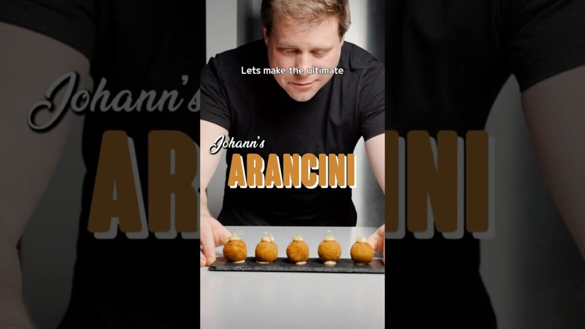 [2-2 Mushroom Arancini] Italian Fried Risotto! #shorts #fyp #viralvideo #foodstagram #recipe #chef