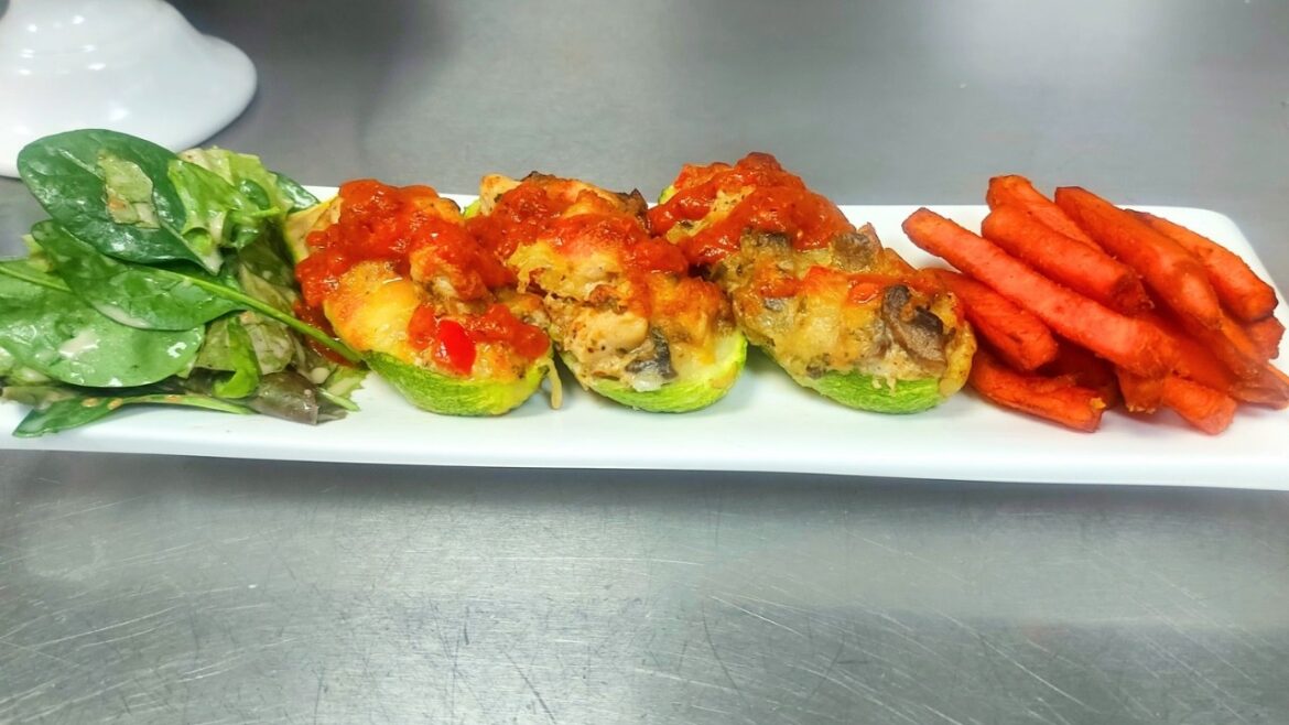 My Grandma's Favourite Recipe|How To Make Baked Stuffed Zucchini With Meat