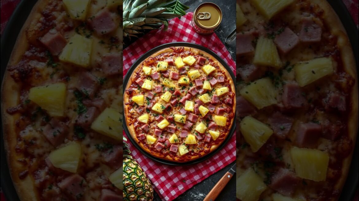 Hawaiian Pizza.          #shorts  #food  #recipe #Nada_Recipes