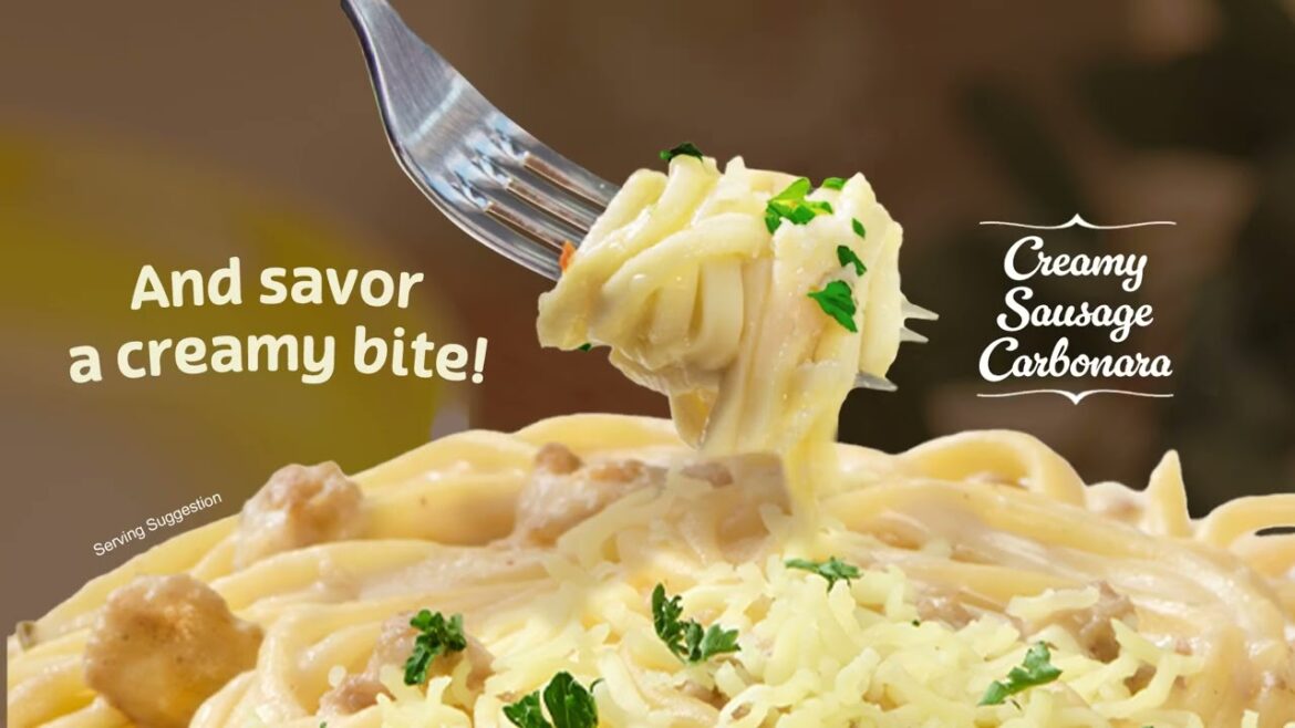 Turn Your Pasta Gourmet with the Creamier, Richer Del Monte Extra Creamy Carbonara Sauce