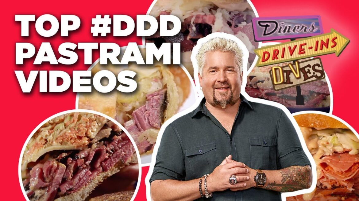 Top Pastrami Videos on #DDD with Guy Fieri | Diners, Drive-Ins, and Dives | Food Network