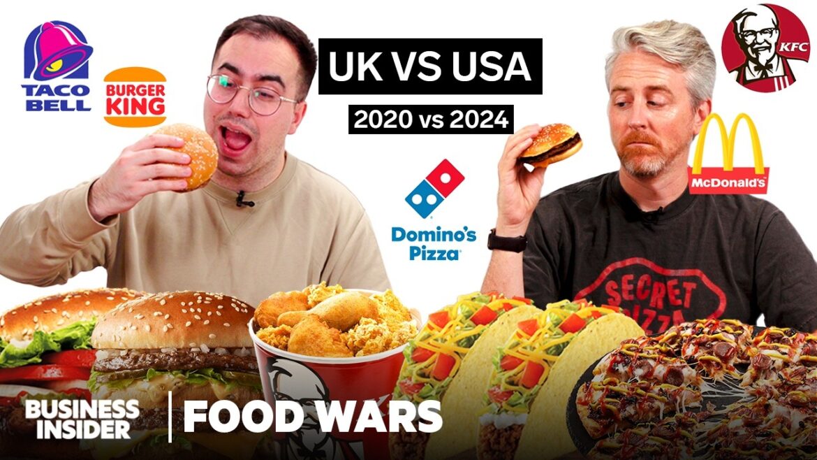 How Fast Food Chains Have Changed: 2020 vs 2024 (US Vs UK) I Food Wars | Insider Food How Fast Food Chains Have Changed: 2020 vs 2024 (US Vs UK) I Food Wars | Insider Food
