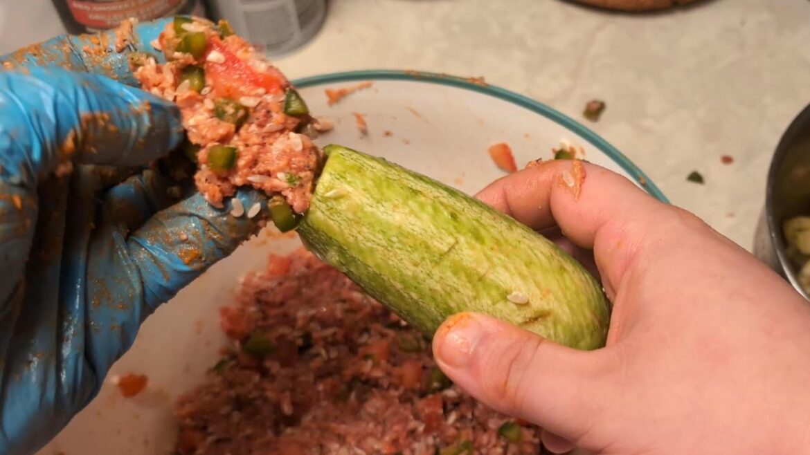 Stuffed Zucchini Squash!