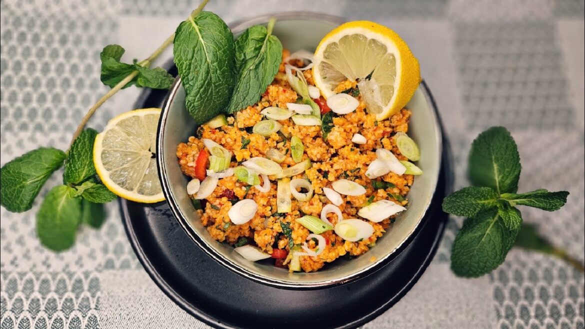 Kisir - The Healthy Turkish Bulgur Salad Recipe Ready in Just 10 Minutes! Easy and vegan