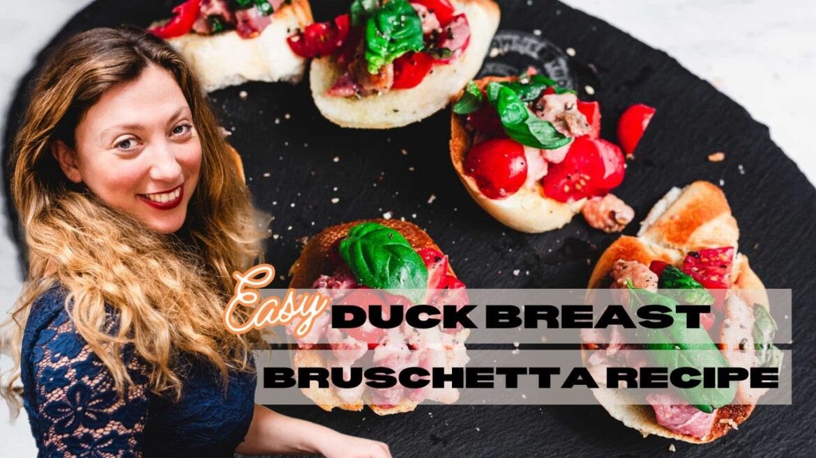 How to Make Duck Breast Bruschetta! Easy Appetizer Recipe