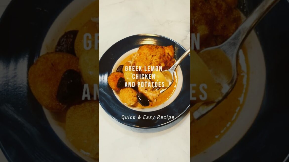 Greek Lemon Chicken and Potatoes | Quick and Easy Recipe Greek Lemon Chicken and Potatoes | Quick and Easy Recipe