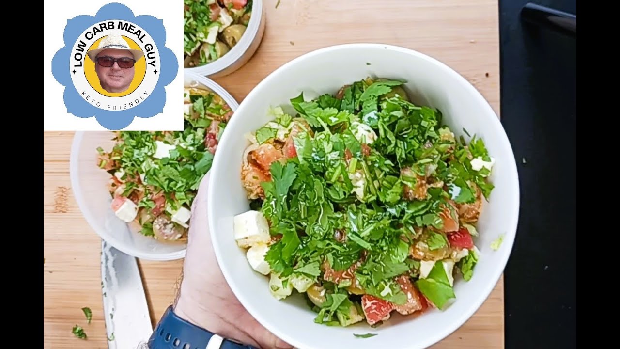 Low Carb Greek Salad Authentic Ish Dining And Cooking