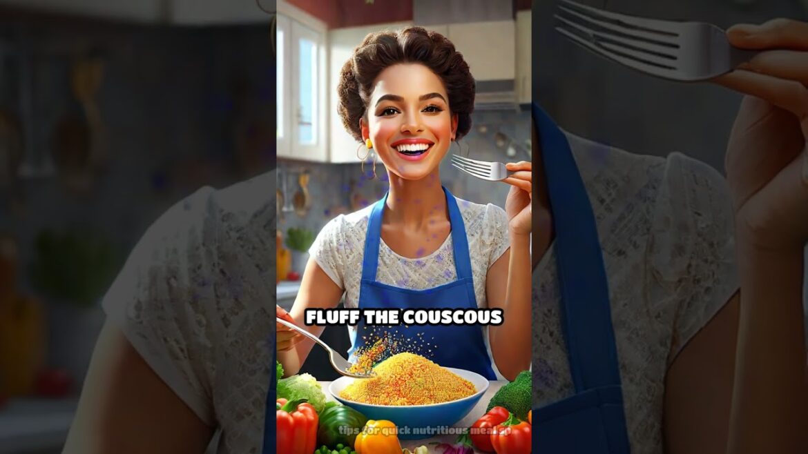 5 Minute Mediterranean Couscous Salad FOR BUSY DAYS