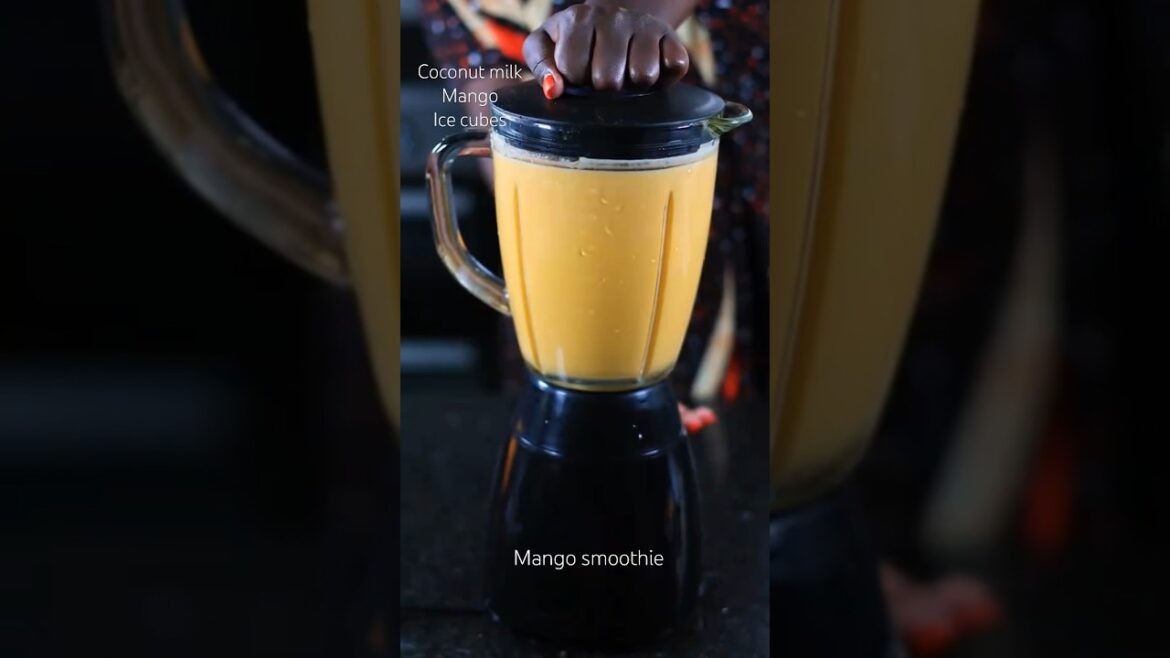 Mango smoothie #Coconut #howto #milk #mango