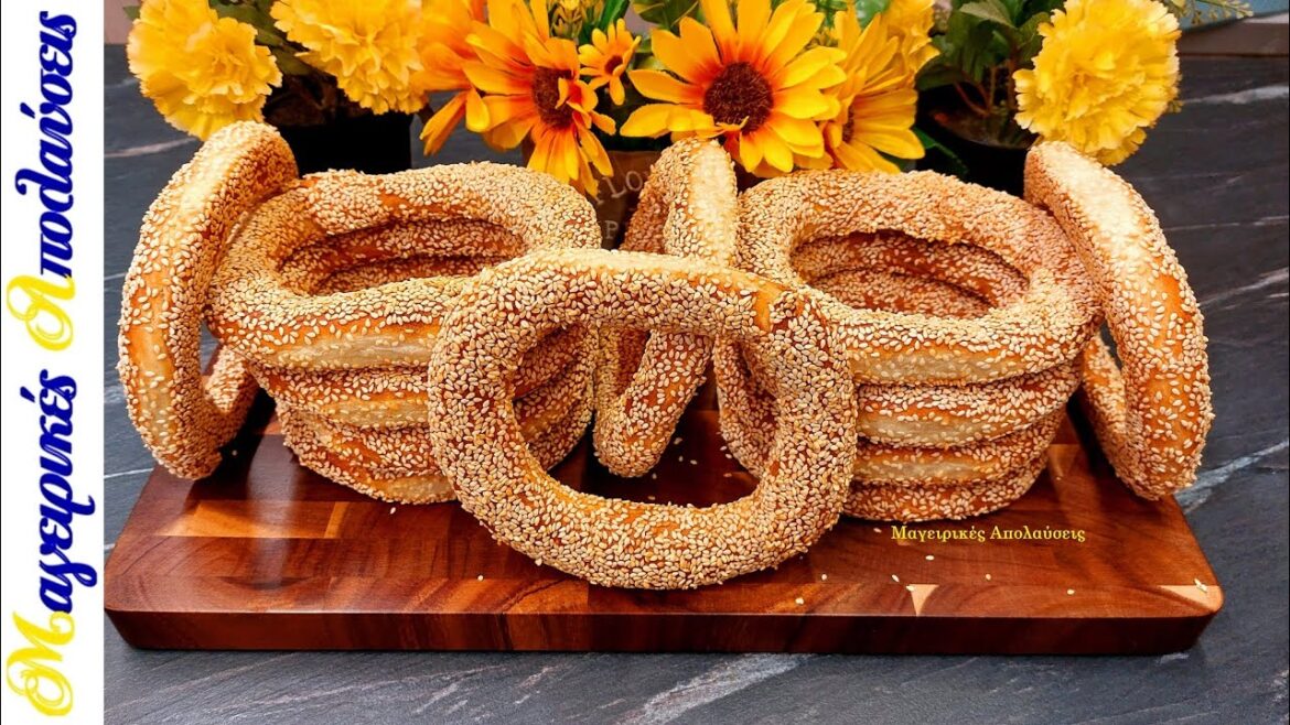 Κουλούρια Θεσσαλονίκης. Εύκολα, Γρήγορα, Τραγανά & νόστιμα. Με ένα απλό ανακάτεμα. (Simit Bread) Κουλούρια Θεσσαλονίκης. Εύκολα, Γρήγορα, Τραγανά & νόστιμα. Με ένα απλό ανακάτεμα. (Simit Bread)
