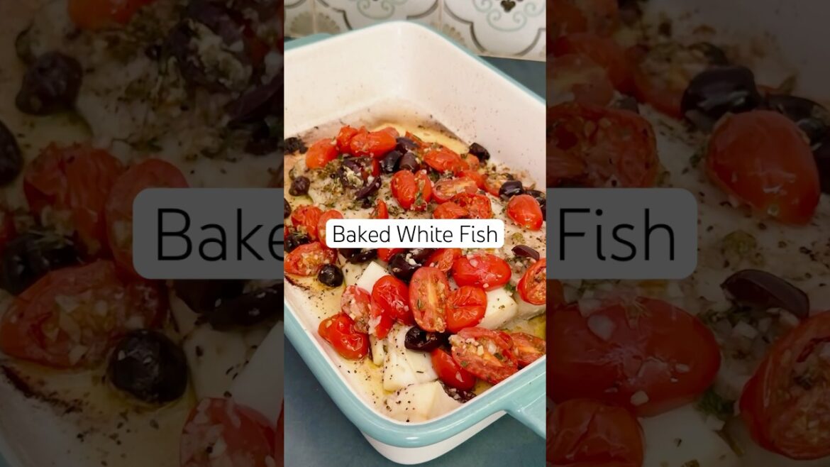 Baked Fish Recipe | Mediterranean-Style Baked Fish #shorts #fishrecipe Baked Fish Recipe | Mediterranean-Style Baked Fish #shorts #fishrecipe