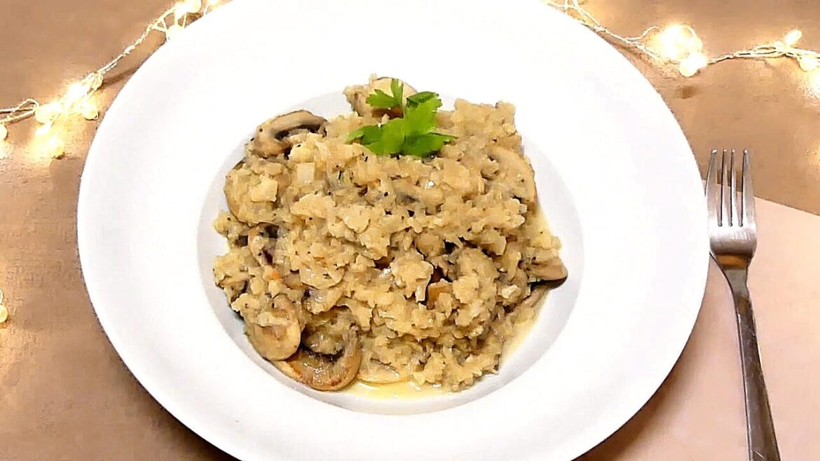 Blumenkohl-Pilzrisotto Blumenkohl-Pilzrisotto