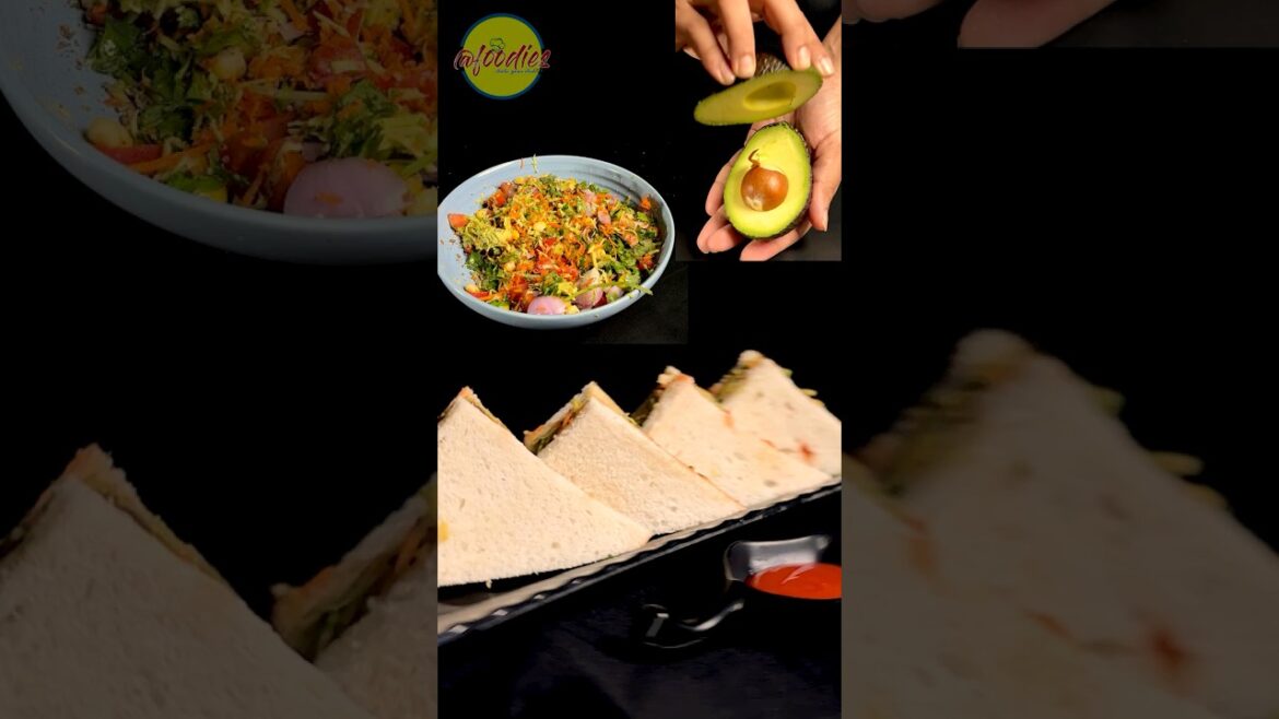 Avocado Sandwich for Weight Loss in ASMR #shorts #recipe #asmrcooking #avocado