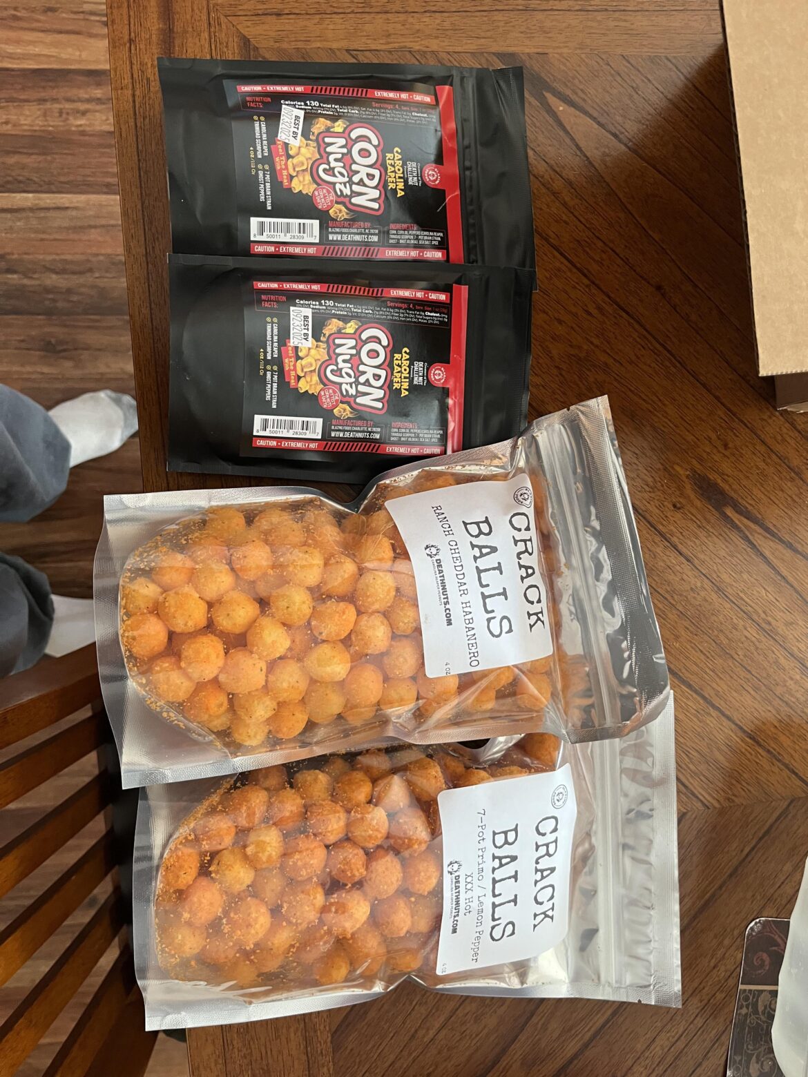 The pack arrived yesterday