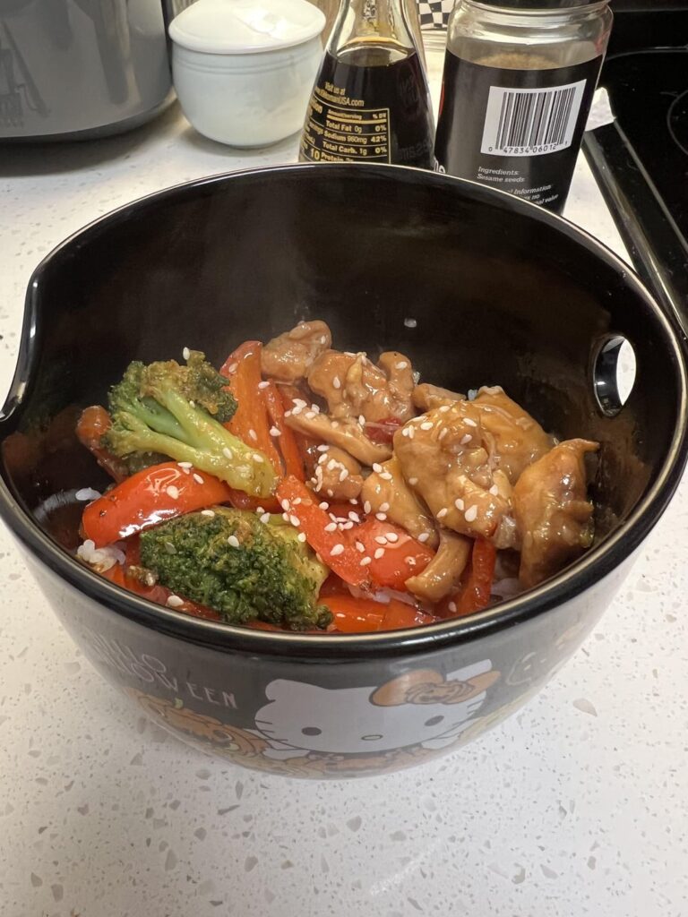 Garlic Honey Chicken!!!! (baby’s first crockpot 🥰)