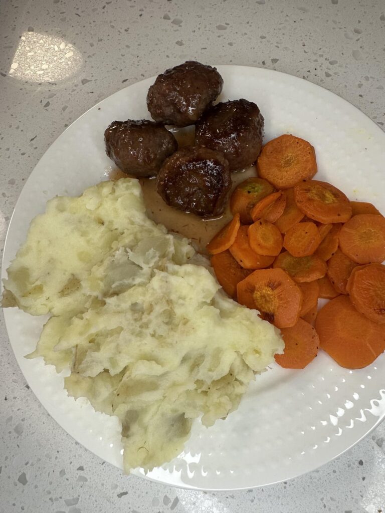 Cranberry glazed meatballs