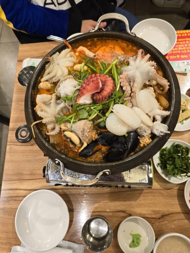 Seafood stew in Dongdaemun