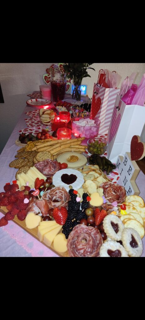 Galentine's Day Charcuterie Spread ❤️🩷