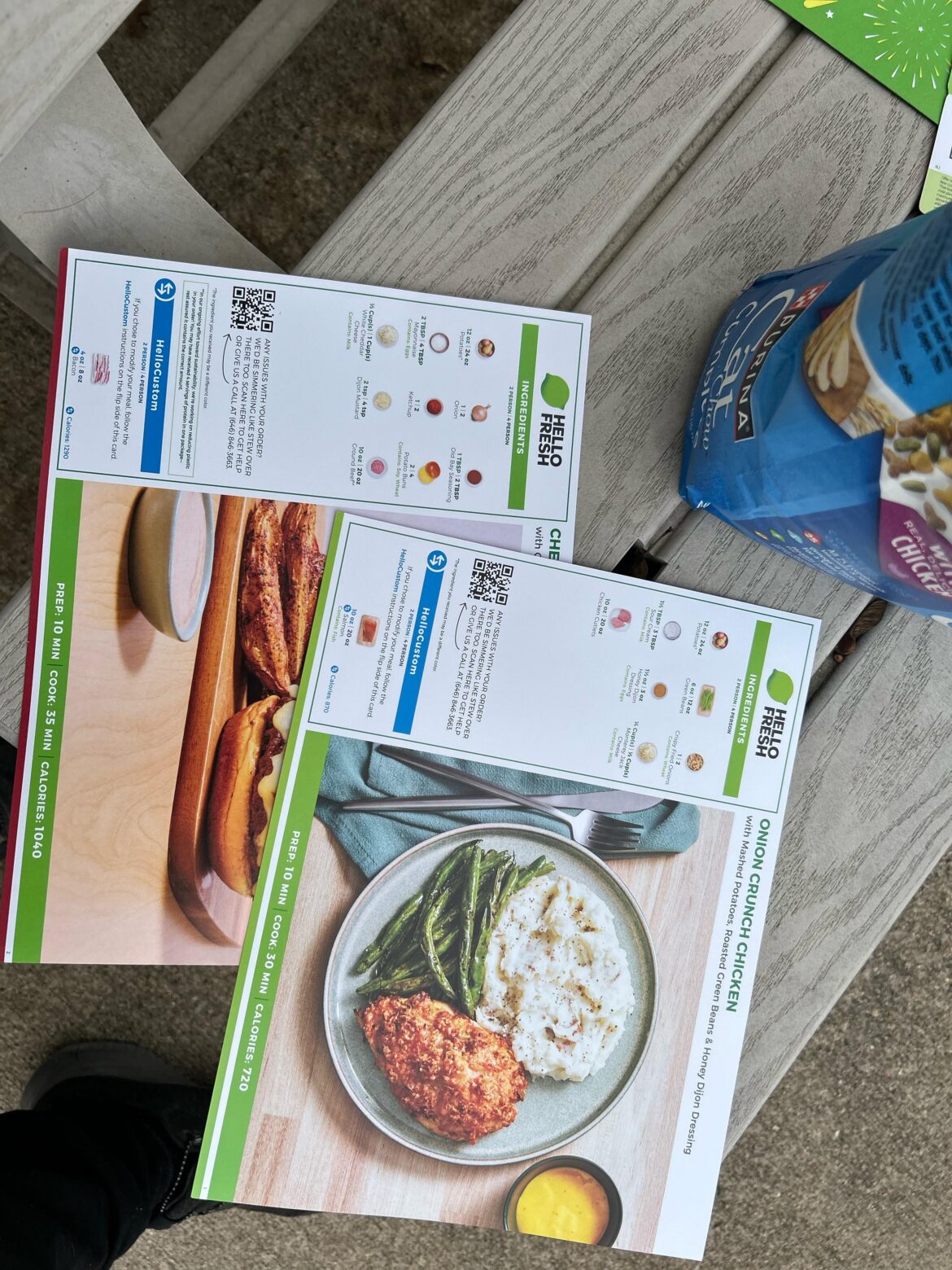 I left hello fresh meals out in their unopened box since they delivered Monday