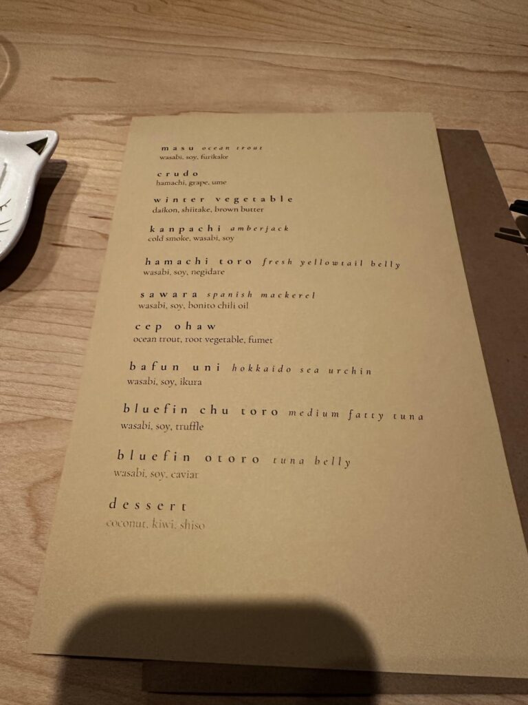 A Night Out at Craft Omakase