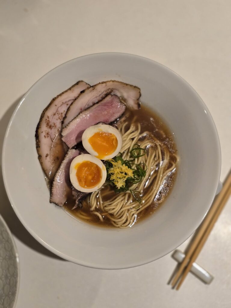Ramen party at home - ramen 2/3: kamo shoyu ramen