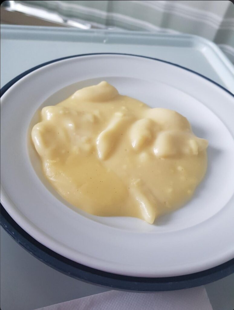 Here's my hospital meal...