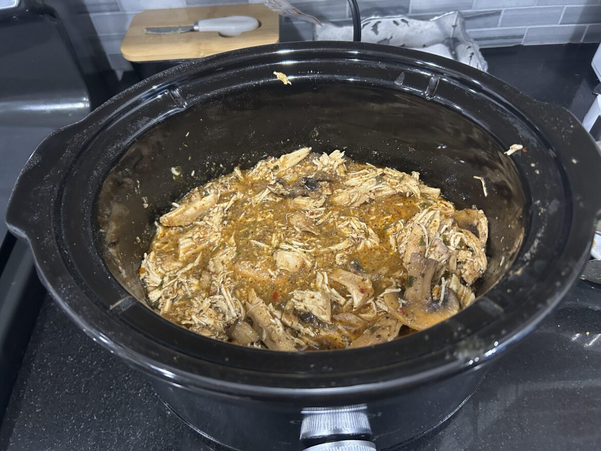 Spicy Butter & Garlic Chicken & Mushrooms