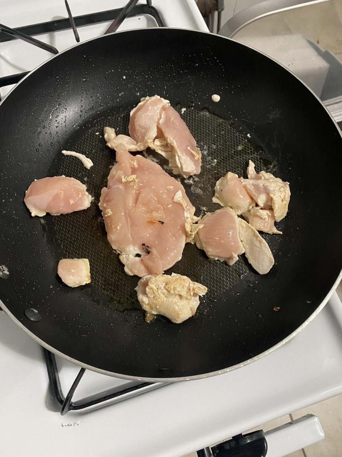 “Chopped” chicken