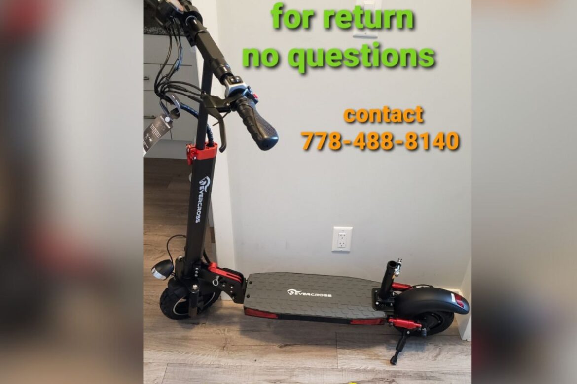 Scooter stolen at Vernon Christmas dinner returned