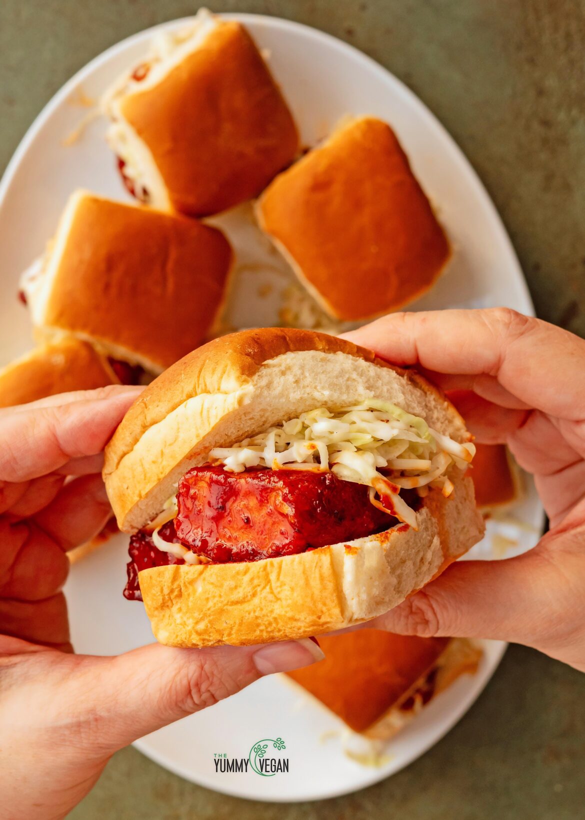 Yangnyeom Chciken Sliders (Korean bbq)