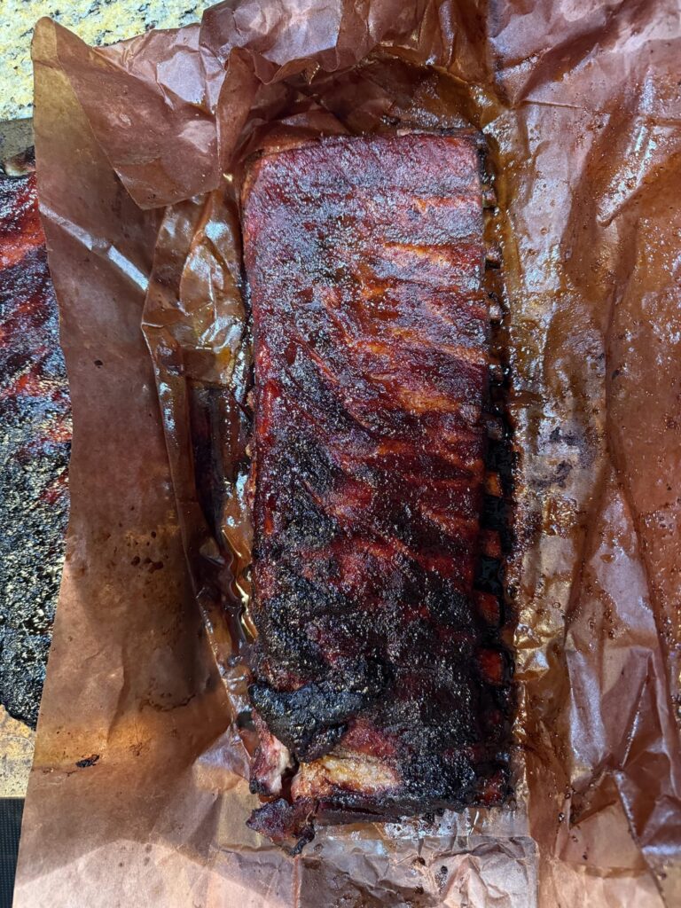 St Louis Ribs on Pit Boss