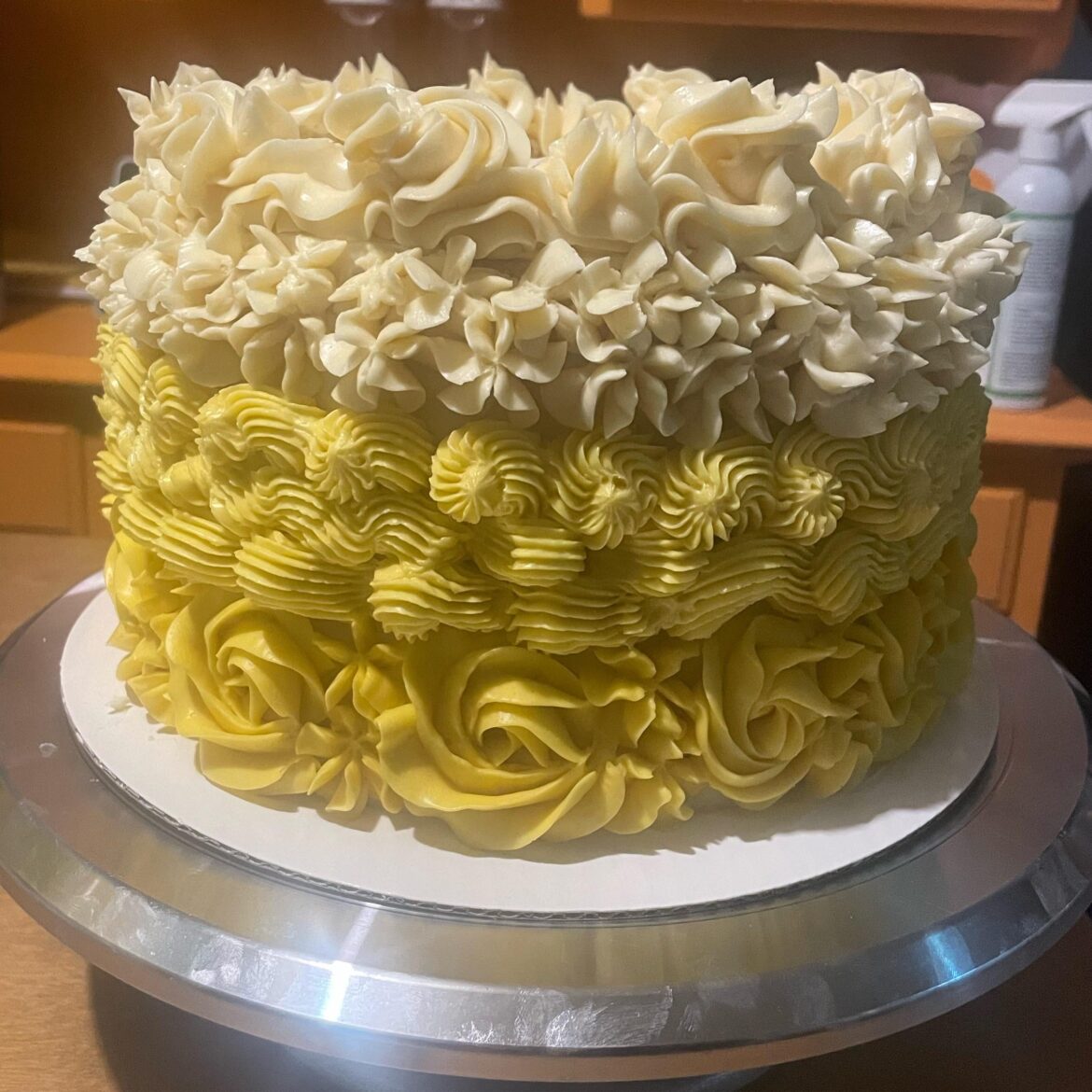 Decorated late at night after a few glasses of wine…