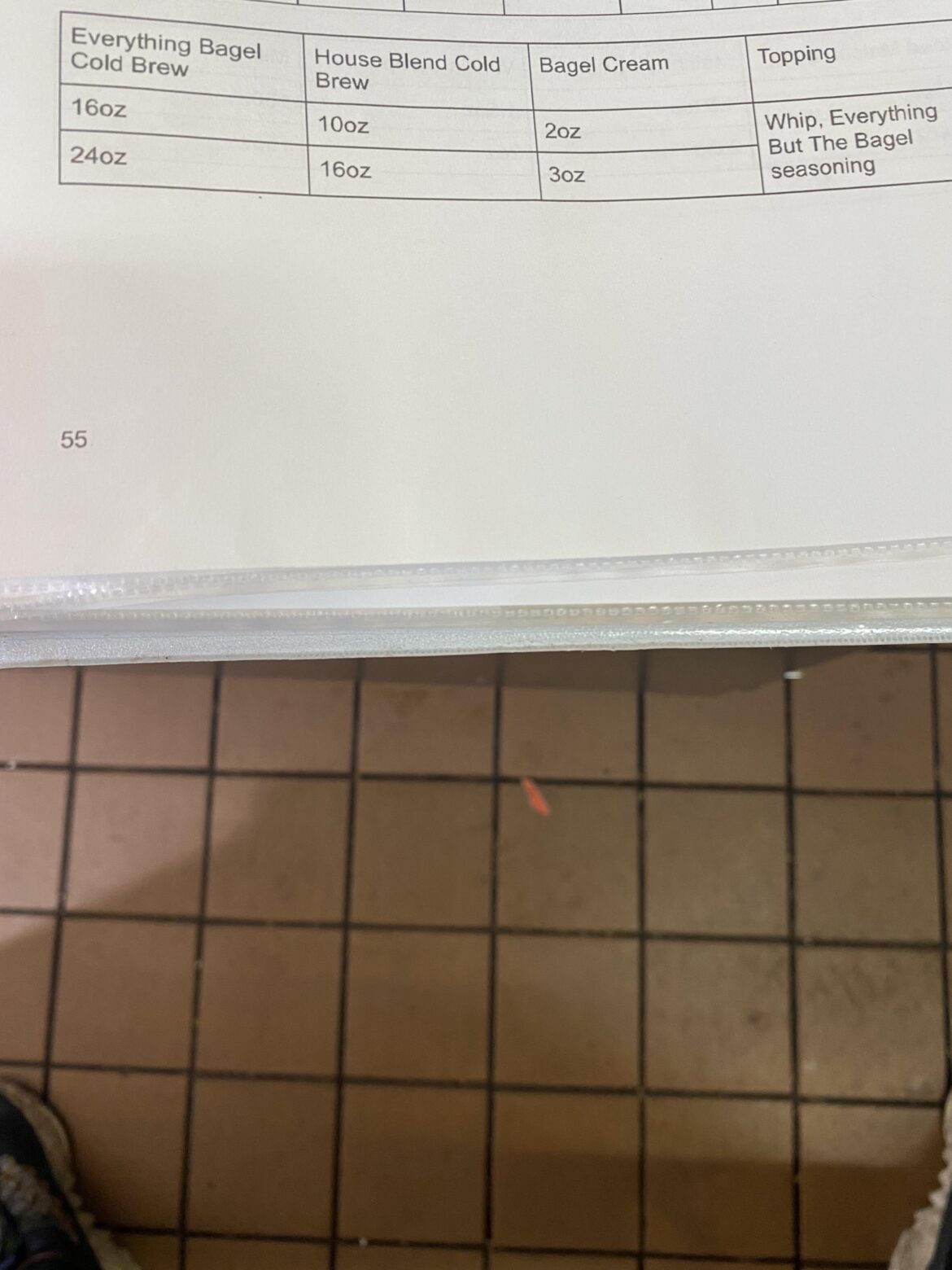 Everything bagel cold brew