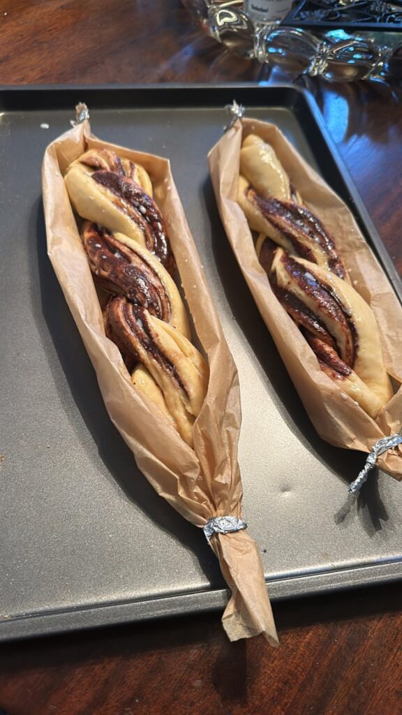 First attempt to bake a chocolate and cinnamon Babka