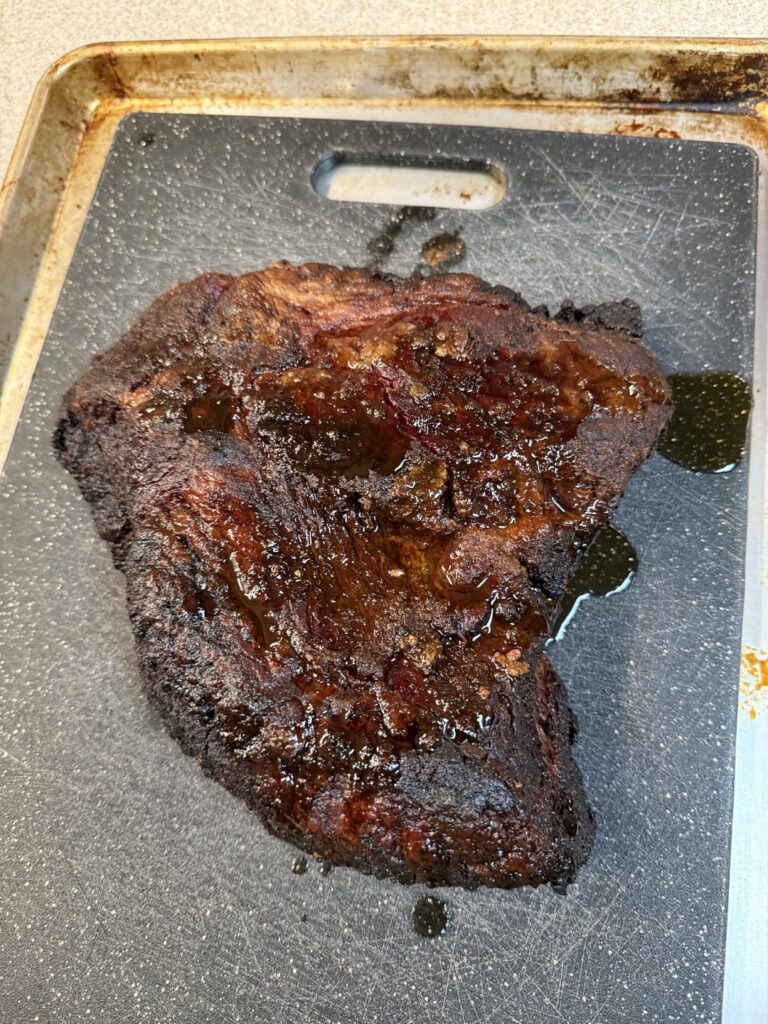 First Brisket on KamadoJoe