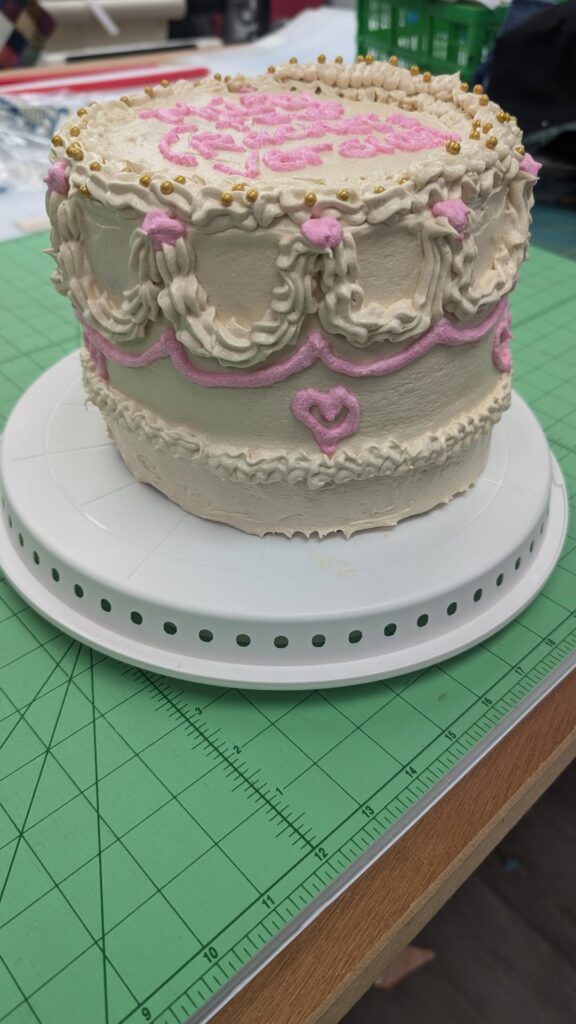 How are you transporting your cakes? My 3-Layer cakes won't fit my carrier! There's got to be a way! B'day cake for co-worker for cake tax.