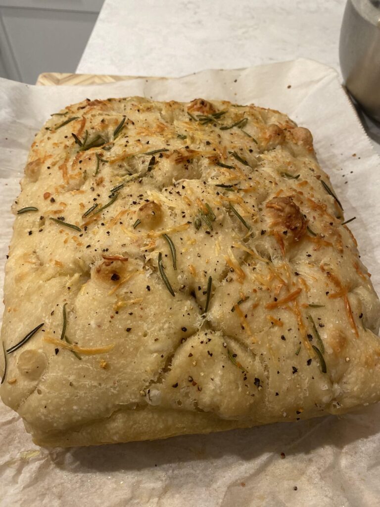 How to get a more airy focaccia?