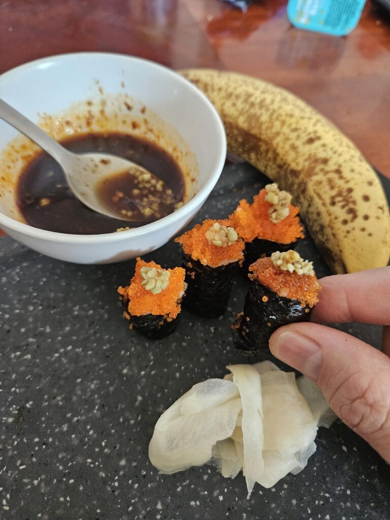 2 Mitsubishi star sushi at home with review