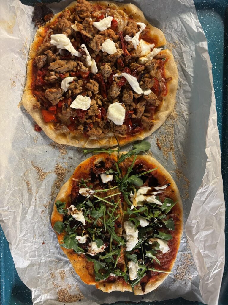 Nye pizza making date with my boyfriend!