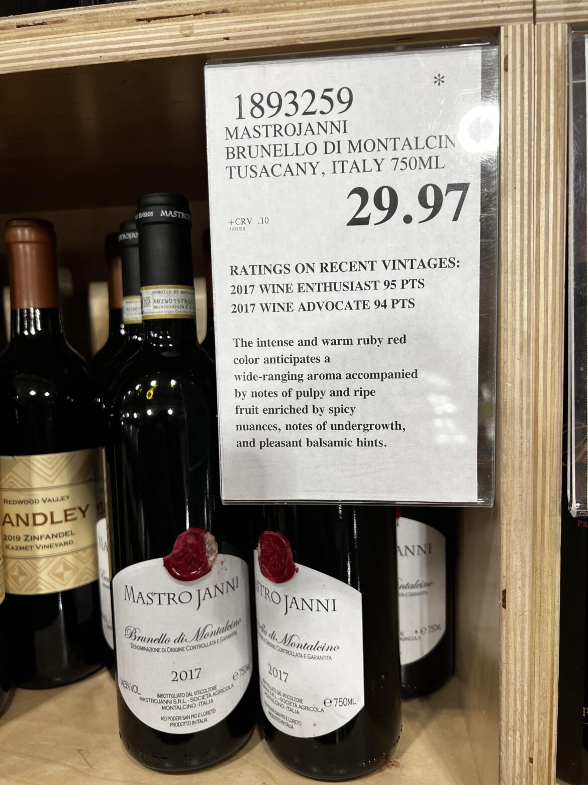 Great deal at Costco right now