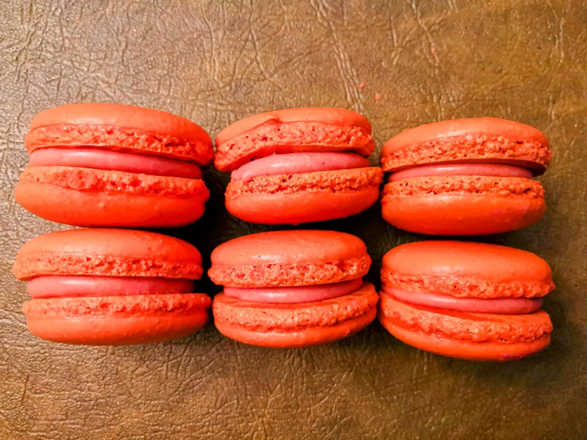 Flavoring the Shells with Freeze Dried Fruit