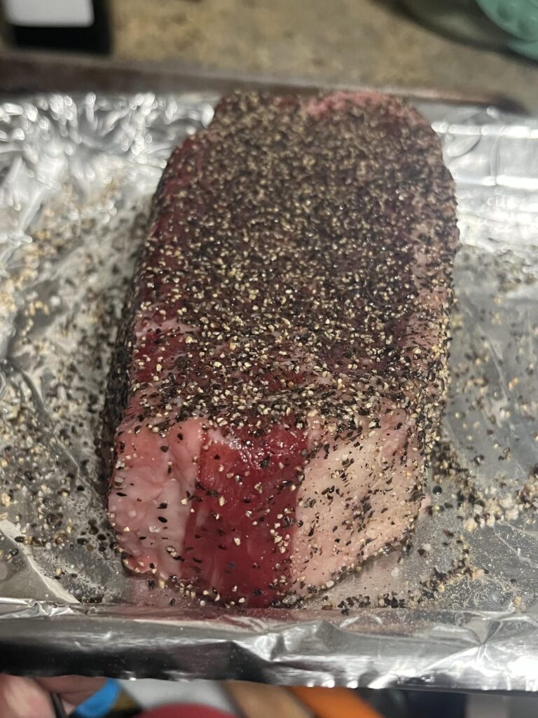 1 lb - 2” NY Strip on the Medium BGE